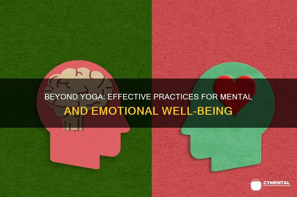 what other than yoga helps with mental and emotional cough