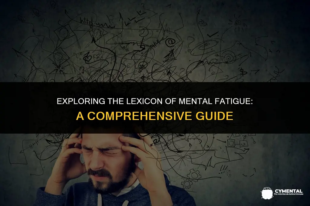 what word might be used to describe mental strain