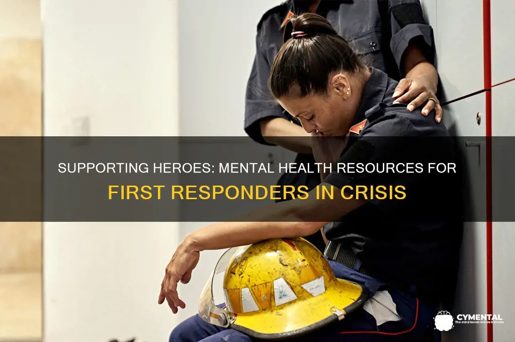 when a first responder needs mental help