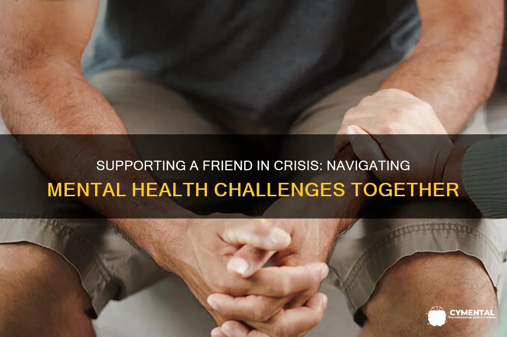 when a friend needs mental help