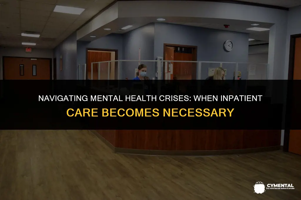 when to check into a mental hospital