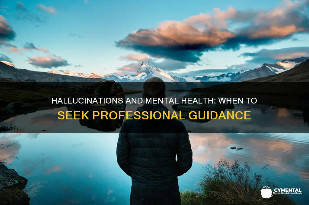 when to seek help for hallucinations who mental health guidance