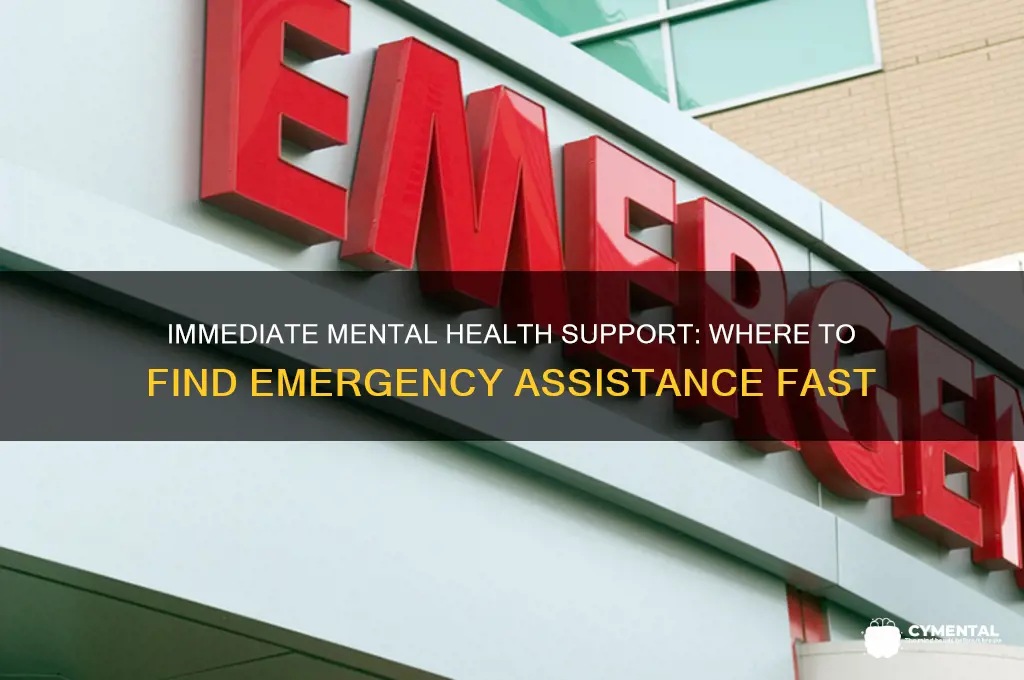where can i get emergency mental health help