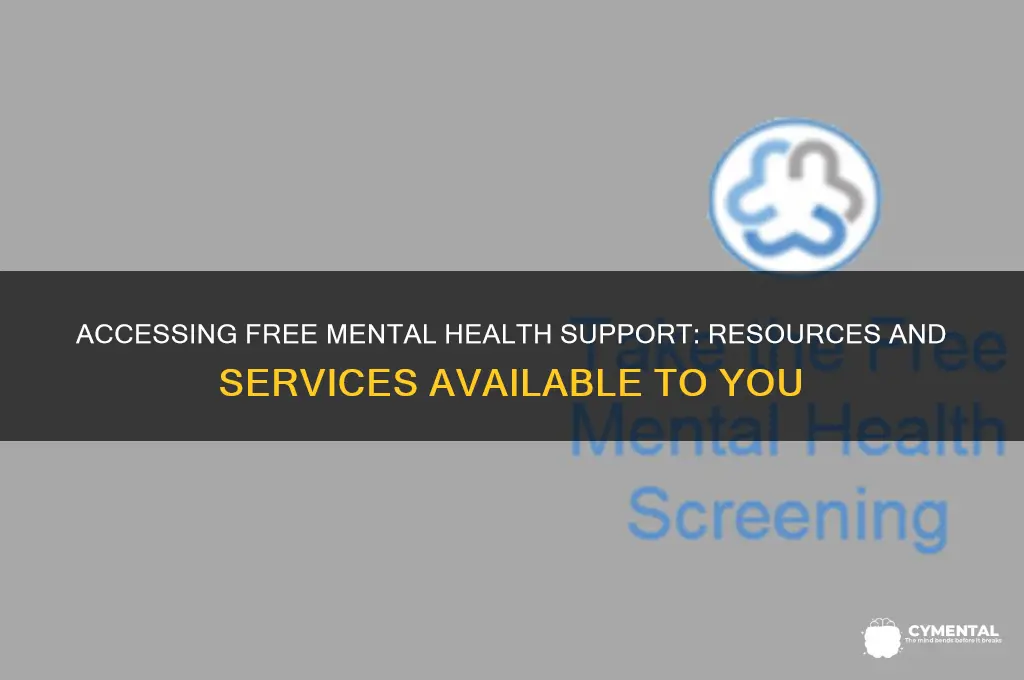 where can i get free mental health help