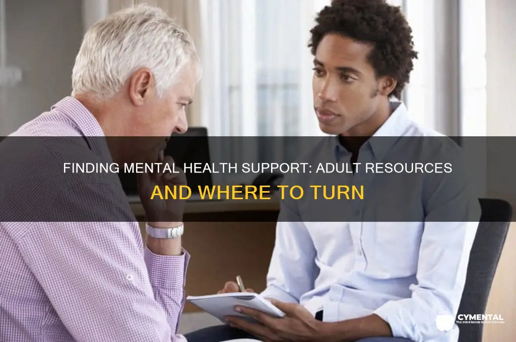 where can you send an adult for mental health help