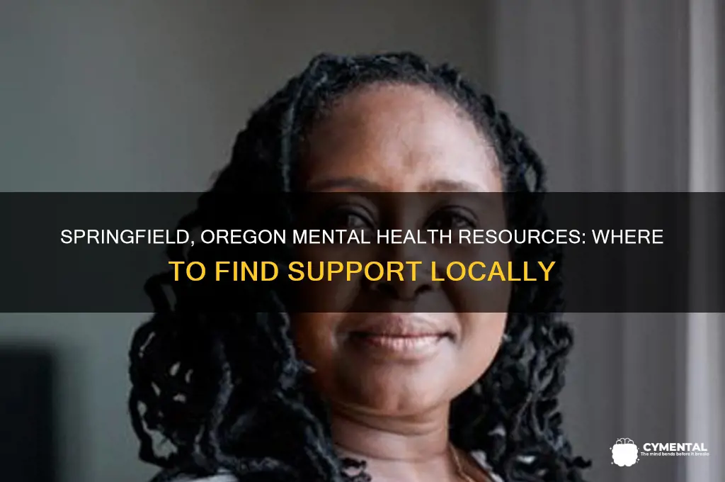 where to get mental health help in springfield oregon