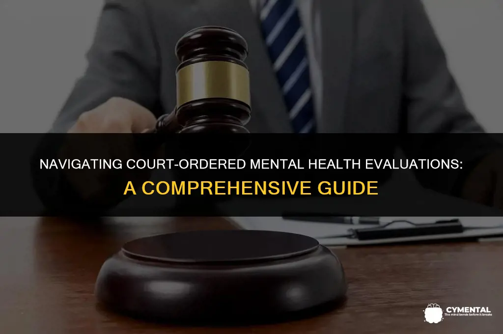 where to go for court-ordered mental health evaluation