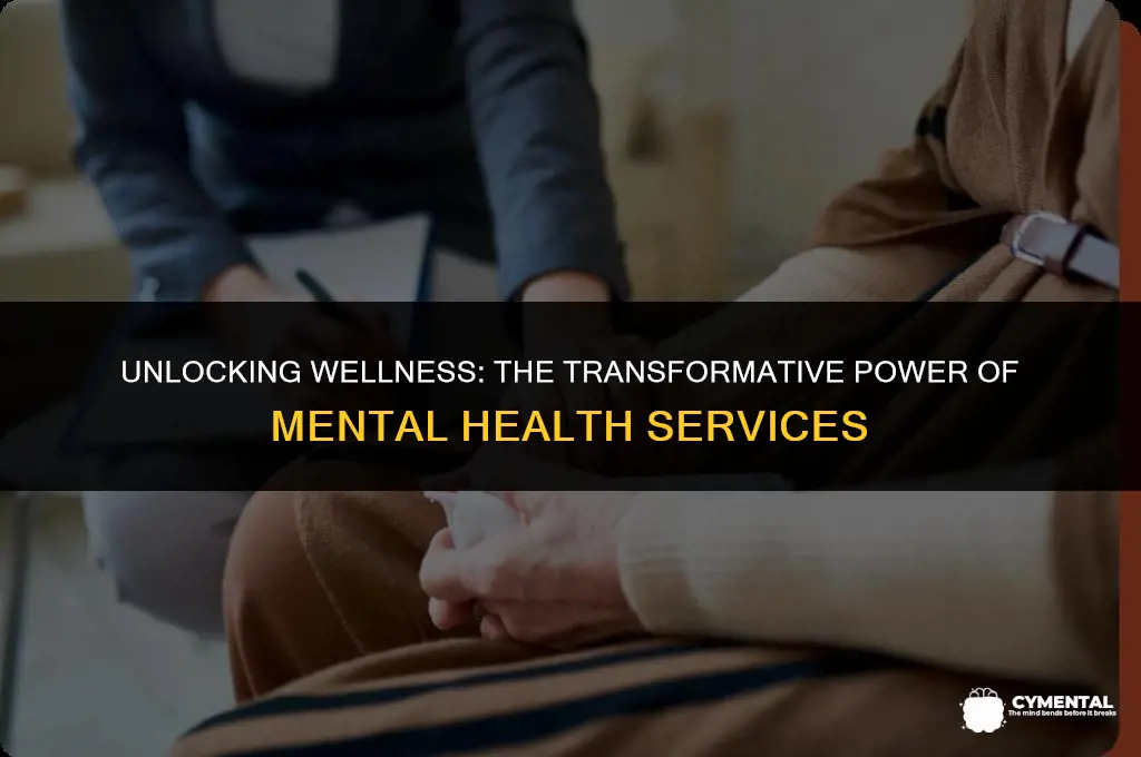 which benefit may result from using mental health services