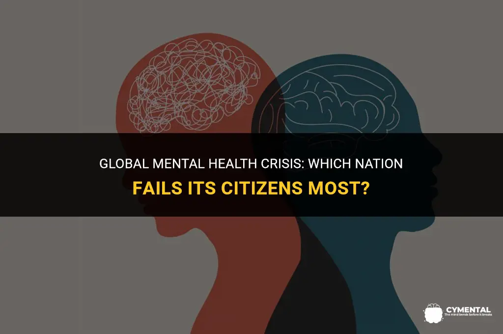 which country has the worst mental health care