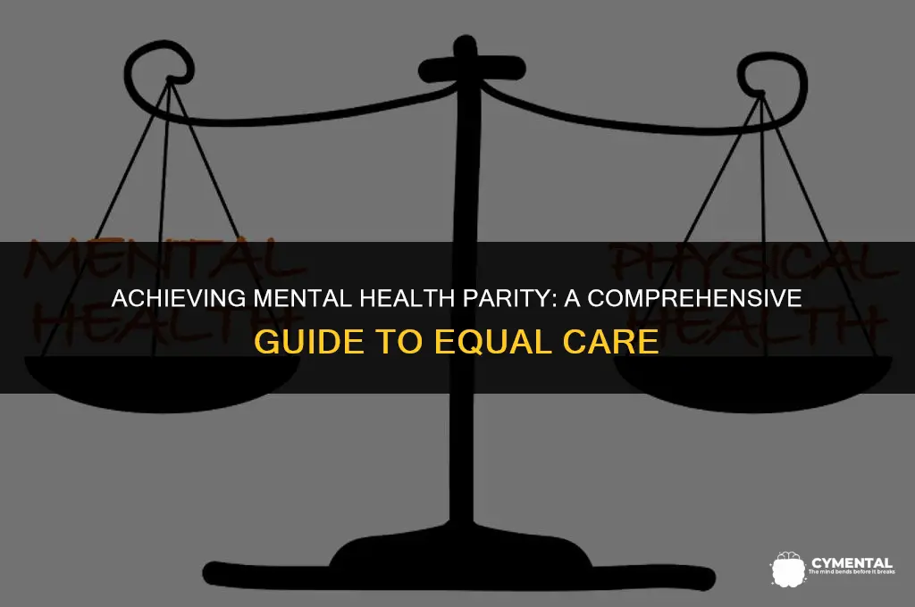 which is the best example of mental health parity