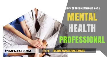 Decoding Mental Health Roles: Who's Not a Professional?