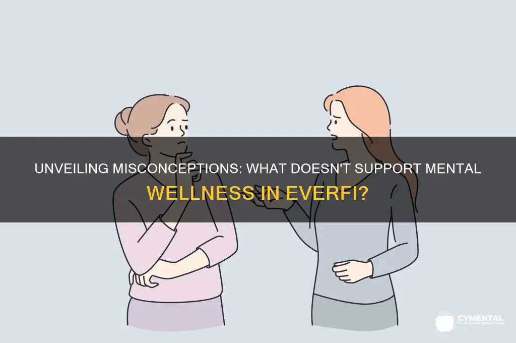 which of these does not help support mental wellness everfi