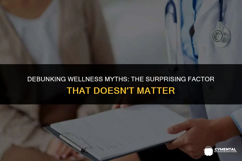which of these factors does not significantly affect our wellness