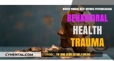 Understanding Psychological Trauma: A Behavioral Health Perspective