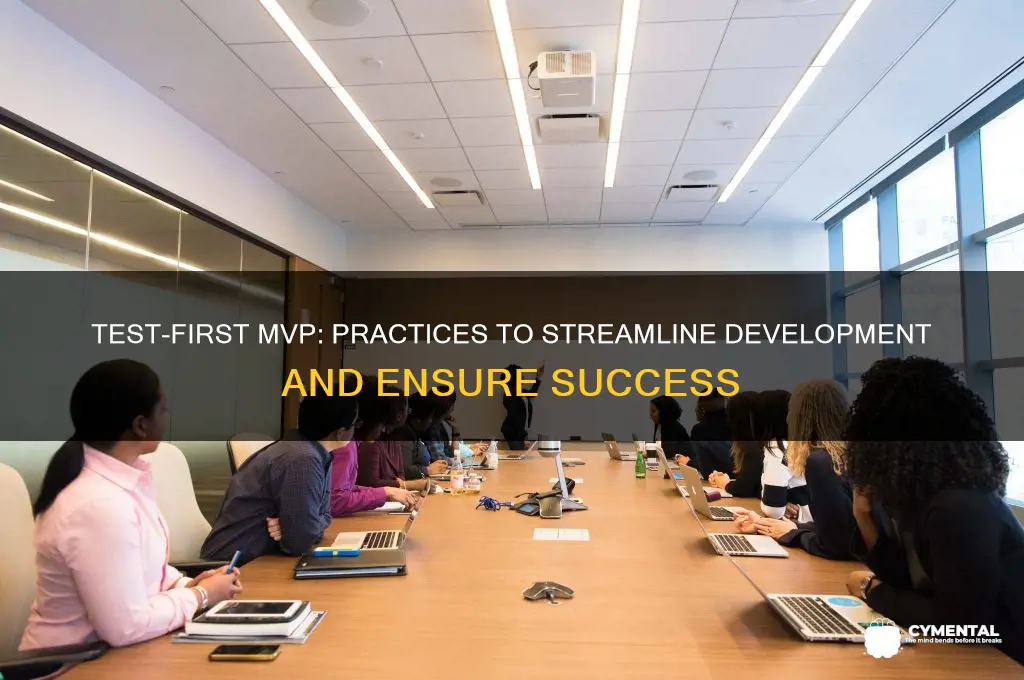 which practice helps with a test-first mentality mvp