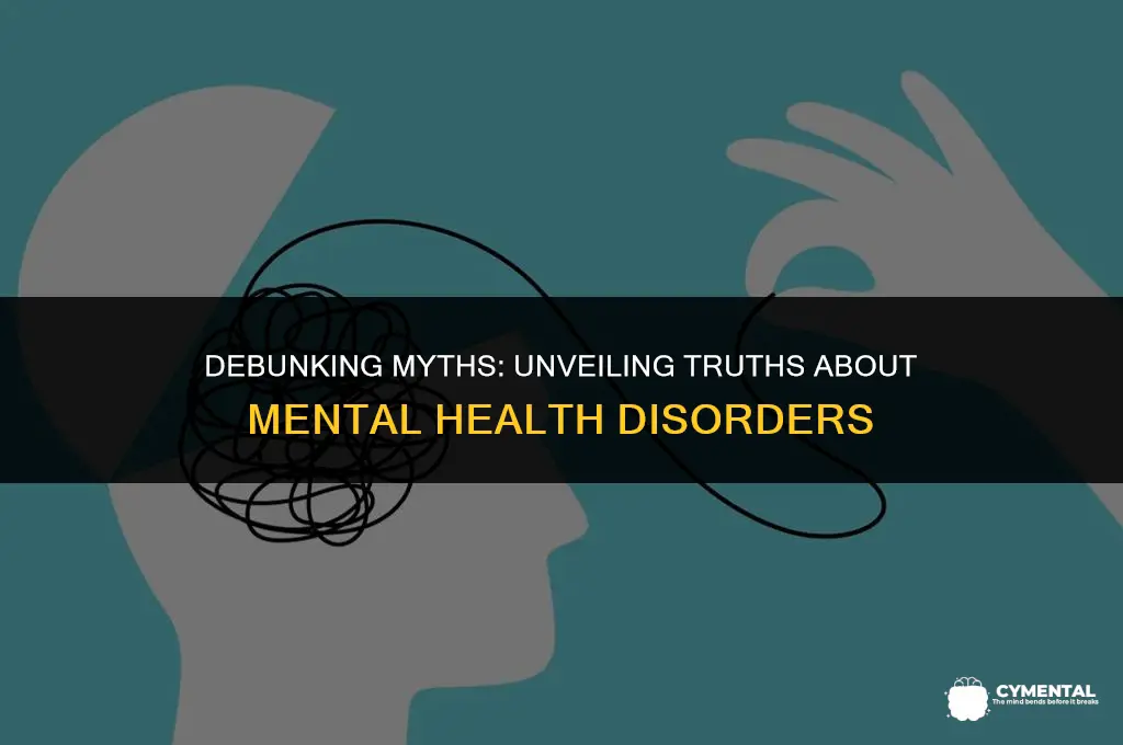 which statement about mental health disorders is true