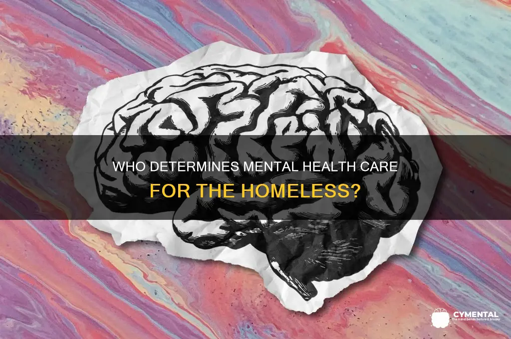 who decides if homeless person needs mental help