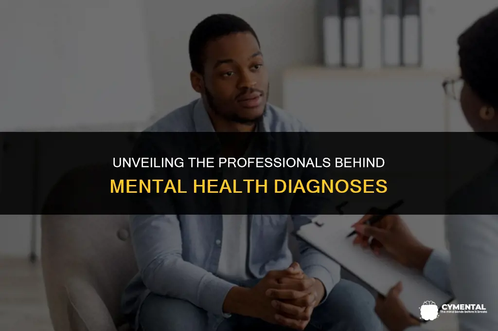 who diagnoses mental health problems