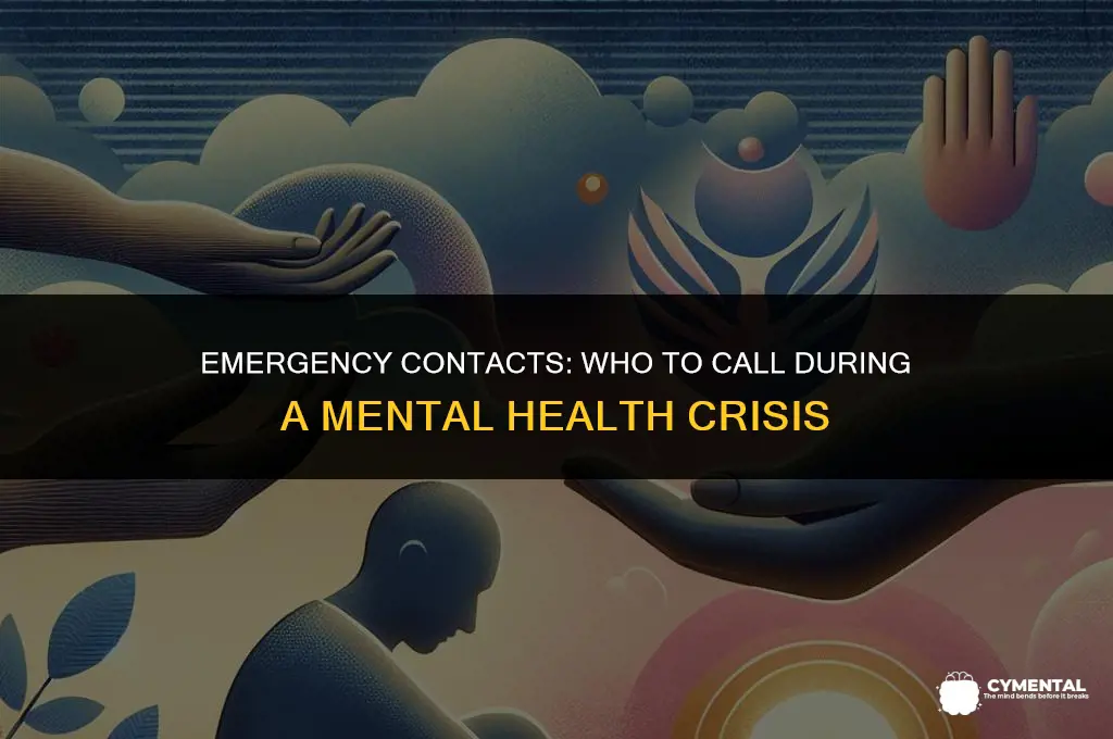 who to call if someone is having a mental breakdown