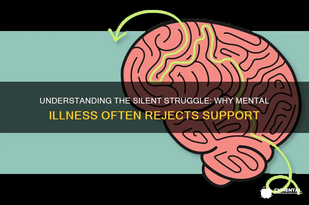 why a person with mental illness refuses help