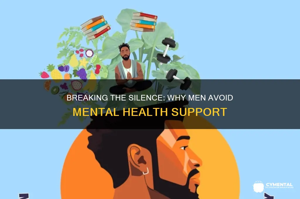 why do men not seek help for mental health