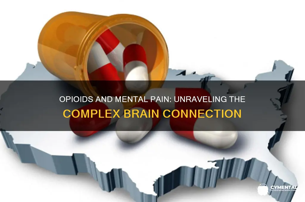 why do opiods help with mental pain