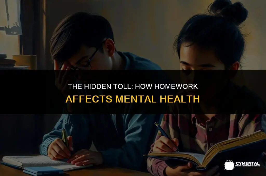 why is homework bad for mental health
