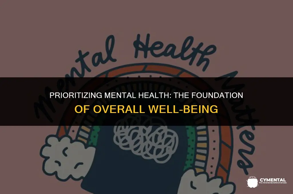 why is mental health important