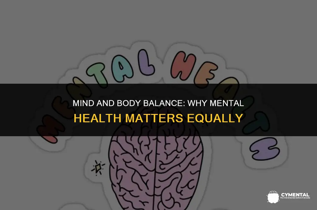 why is mental health just as important as physical health