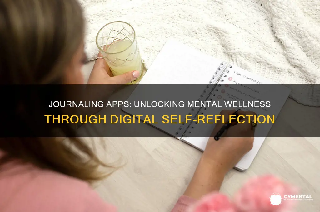 why journaling app help with mental health