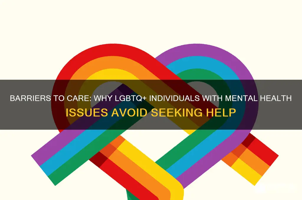 why lgbt groups with mental health dont get help