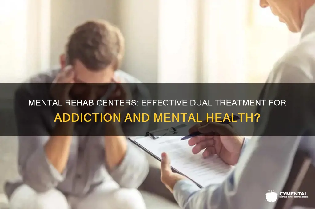 will a mental rehab center also help with addiction