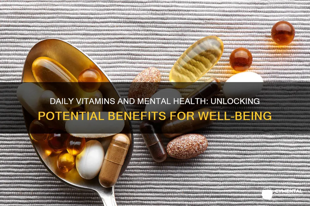 will daily vitamins help with mental health