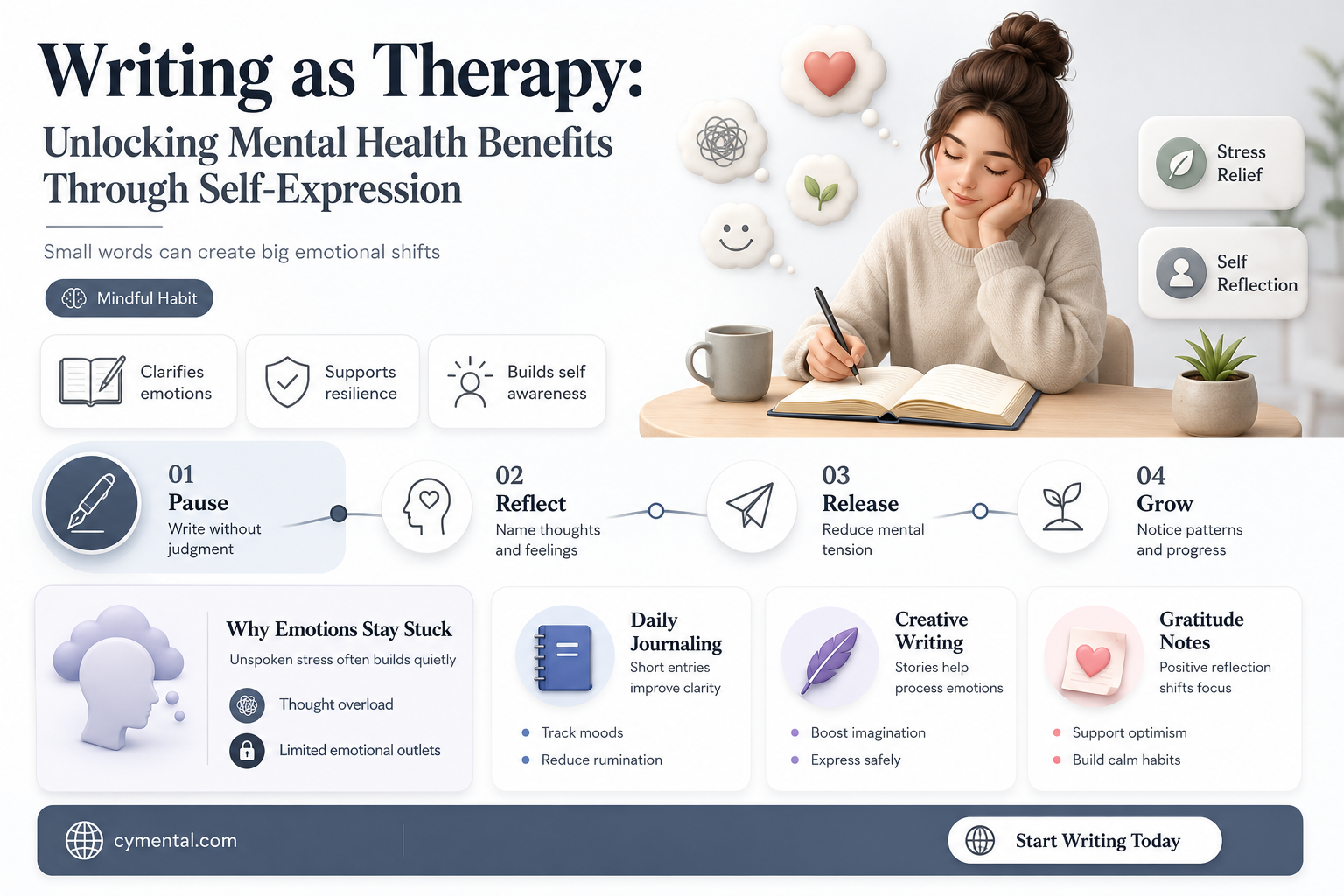 does writing help mental health